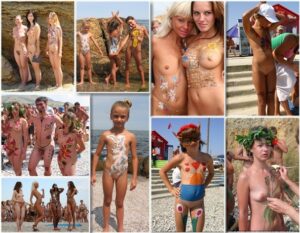 Read more about the article Young nudists photo – Body paints and colors
