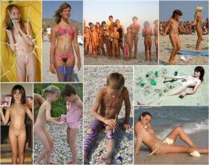 Read more about the article Young nudists photo – Young child gets painted